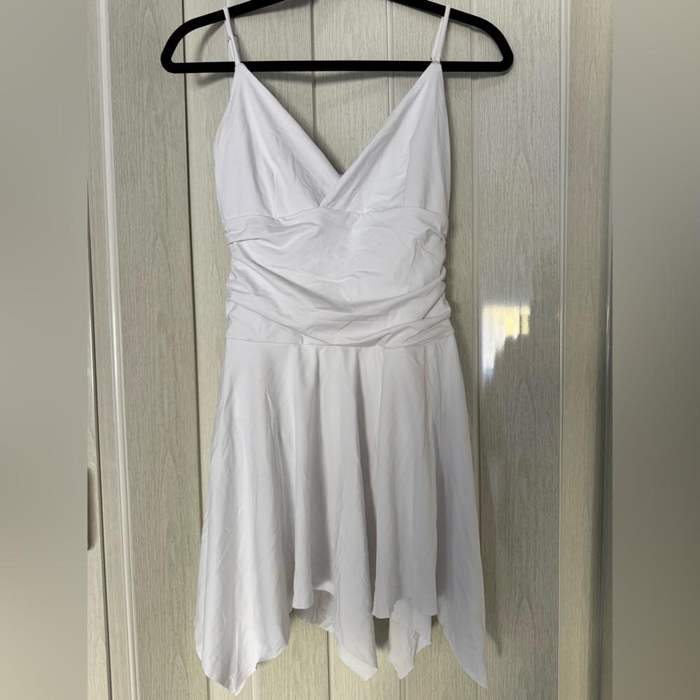 White Spaghetti strap Dress